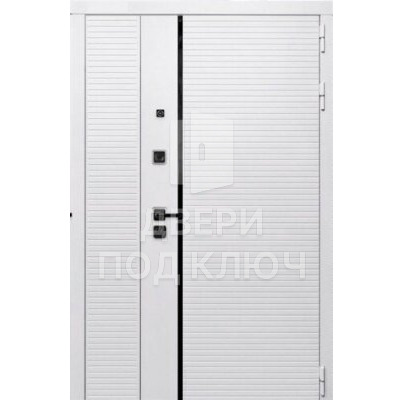 Полуторная недорогая металлическая премиум-входная дверь в коттедж ДПК-12543